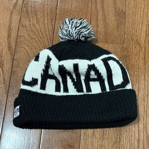Hudson Bay Canada Black and White Beanie